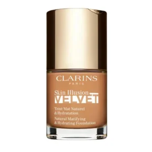 CLARINS Skin Illusion Velvet N°114N Cappuccino – Fond de Teint Mat Effet Peau Nue – 30 ml