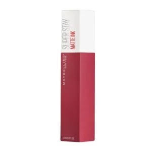 MAYBELLINE NEW YORK SuperStay Matte Ink N°80 Ruler – Rouge à Lèvres Liquide Mat Longue Tenue – 5 ml